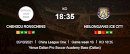 Nhận định Chengdu Rongcheng vs Heilongjiang Ice City 18h35 ngày 5/10 (Hạng 2 Trung Quốc 2021)