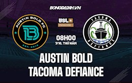 Nhận định Austin Bold vs Tacoma Defiance 8h00 ngày 7/10 (Hạng Nhất Mỹ 2021)