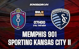 Nhận định Memphis 901 vs Sporting Kansas City II 7h00 ngày 7/10 (Hạng Nhất Mỹ 2021)