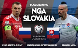 Nhận định, Nga vs Slovakia 1h45 ngày 9/10 (Vòng loại World Cup 2022)