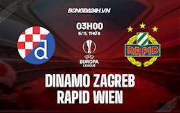 Nhận định Dinamo Zagreb vs Rapid Wien 3h00 ngày 5/11 (Cúp C2 châu Âu 2021/22)