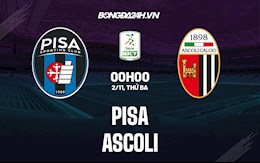 Nhận định Pisa vs Ascoli 0h00 ngày 2/11 (Hạng 2 Italia 2021/22)