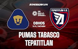 Nhận định,  Pumas Tabasco vs Tepatitlan 8h05 ngày 11/11 (Hạng 2 Mexico 2021)