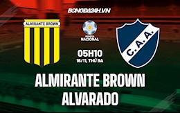 Nhận định Almirante Brown vs Alvarado 5h10 ngày 16/11 (Hạng 2 Argentina 2021)