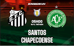 Nhận định,  Santos vs Chapecoense 5h00 ngày 18/11 (VĐQG Brazil 2021)