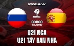 Nhận định U21 Nga vs U21 Tây Ban Nha 0h ngày 17/11 (Vòng loại U21 châu Âu 2023)