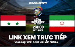 Link xem Syria vs Iran VL World Cup 2022 đêm nay 16/11 miễn phí Full HD