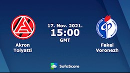 Nhận định bóng đá Akron Togliatti vs Fakel Voronezh 22h00 ngày 17/11 (Hạng 2 Nga 2021/22)