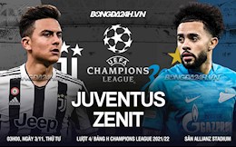 Nhận định Juventus vs Zenit (3h00 ngày 3/11): Xua tan áp lực