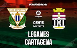 Nhận định Leganes vs Cartagena 3h15 ngày 3/11 (Hạng 2 Tây Ban Nha 2021/22)
