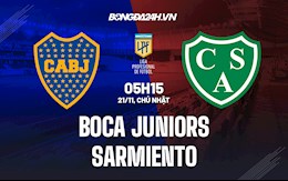 Nhận định Boca Juniors vs Sarmiento 5h15 ngày 21/11 (VĐQG Argentina 2021)