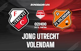 Nhận định Jong Utrecht vs Volendam 2h00 ngày 23/11 (Hạng 2 Hà Lan 2021/22)