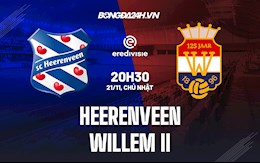 Nhận định, dự đoán Heerenveen vs Willem II 20h30 ngày 21/11 (VĐQG Hà Lan 2021/22)