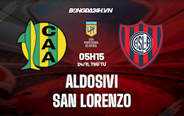 Nhận định,  Aldosivi vs San Lorenzo 5h15 ngày 24/11 (VĐQG Argentina 2021)