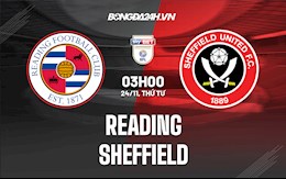 Nhận định bóng đá Reading vs Sheffield 3h00 ngày 24/11 (Hạng Nhất Anh 2021/22)