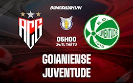 Nhận định, dự đoán Goianiense vs Juventude 5h00 ngày 24/11 (VĐQG Brazil 2021)