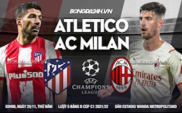 Nhận định Atletico Madrid vs AC Milan (3h00 ngày 25/11): Giành giật sự sống