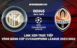 Link xem trực tiếp bóng đá Inter Milan vs Shakhtar 0h45 ngày 25/11/2021