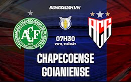 Nhận định,  Chapecoense vs Goianiense 7h30 ngày 27/11 (VĐQG Brazil 2021)