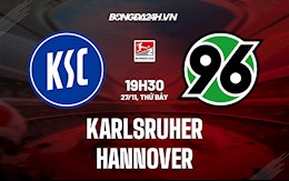 Nhận định bóng đá Karlsruher vs Hannover 19h30 ngày 27/11 (Hạng 2 Đức 2021/22)