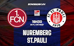 Nhận định bóng đá Nuremberg vs St.Pauli 19h30 ngày 28/11 (Hạng 2 Đức 2021/22)