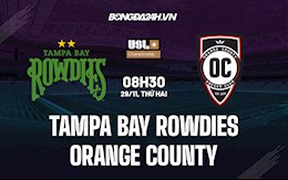 Nhận định Tampa Bay Rowdies vs Orange County 8h30 ngày 29/11 (Hạng Nhất Mỹ 2021)