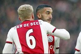 Hakim Ziyech dự đoán số phận của Van de Beek ở MU