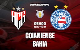 Nhận định,  Goianiense vs Bahia 5h00 ngày 30/11 (VĐQG Brazil 2021)