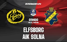 Nhận định,  Elfsborg vs AIK Solna 1h00 ngày 30/11 (VĐQG Thụy Điển 2021/22)