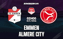 Nhận định, dự đoán Emmen vs Almere City 2h00 ngày 30/11 (Hạng 2 Hà Lan 2021/22)