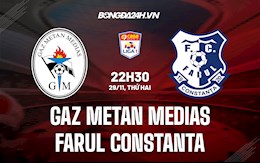 Nhận định Gaz Metan Medias vs Farul Constanta 22h30 ngày 29/11 (VĐQG Romania 2021/22)