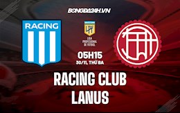 Nhận định,  Racing Club vs Lanus 5h15 ngày 30/11 (VĐQG Argentina 2021)