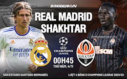 Nhận định Real Madrid vs Shakhtar (00h45 ngày 4/11): Vượt qua thử thách