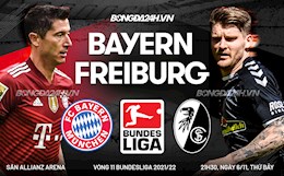 Bayern Munich chấm dứt mạch bất bại của "ngựa ô" Freiburg tại Bundesliga 2021/22