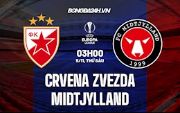 Nhận định Crvena Zvezda vs Midtjylland 3h00 ngày 5/11 (Europa League 2021/22)