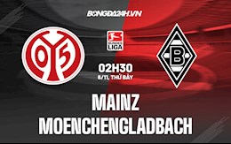 Nhận định,  Mainz vs Gladbach 2h30 ngày 6/11 (Bundesliga 2021/22)