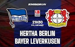 Nhận định Hertha Berlin vs Leverkusen 21h30 ngày 7/11 (Bundesliga 2021/22)