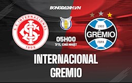 Nhận định, dự đoán Internacional vs Gremio 5h00 ngày 7/11 (VĐQG Brazil 2021)