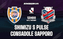 Nhận định Shimizu S-Pulse vs Consadole Sapporo 12h00 ngày 6/11 (VĐQG Nhật Bản 2021)