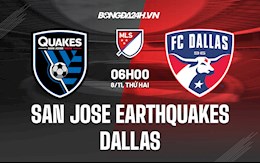 Nhận định San Jose Earthquakes vs Dallas 6h00 ngày 8/11 (Nhà Nghề Mỹ 2021)