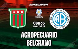 Nhận định,  Agropecuario vs Belgrano 6h35 ngày 10/11 (Hạng 2 Argentina 2021)