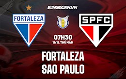 Nhận định bóng đá Fortaleza vs Sao Paulo 7h30 ngày 11/11 (VĐQG Brazil 2021)