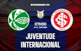 Nhận định bóng đá Juventude vs Internacional 7h30 ngày 11/11 (VĐQG Brazil 2021)