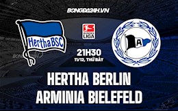 Nhận định, dự đoán Hertha Berlin vs Bielefeld 21h30 ngày 11/12 (VĐQG Đức 2021/22)