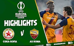 Video CSKA-Sofia vs AS Roma kết quả cúp C3 2021: Abraham lập cú đúp