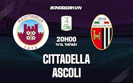 Nhận định,  Cittadella vs Ascoli 20h00 ngày 11/12 (Hạng 2 Italia 2021/22)