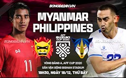 Nhận định bóng đá Myanmar vs Philippines 19h30 ngày 18/12 (AFF Cup 2020)