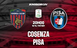 Nhận định, dự đoán Cosenza vs Pisa 20h00 ngày 18/12 (Hạng 2 Italia 2021/22)