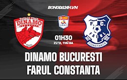 Nhận định Dinamo Bucuresti vs Farul Constanta 1h30 ngày 21/12 (VĐQG Romania 2021/22)