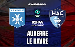 Nhận định bóng đá Auxerre vs Le Havre 2h45 ngày 22/12 (Hạng 2 Pháp 2021/22)